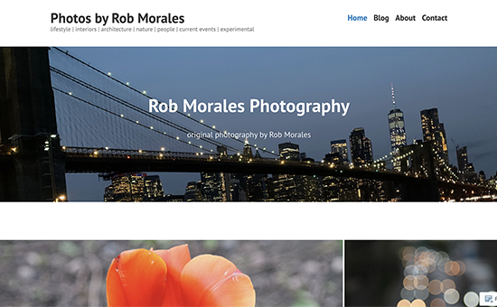 Rob Photography homepage thumbnail