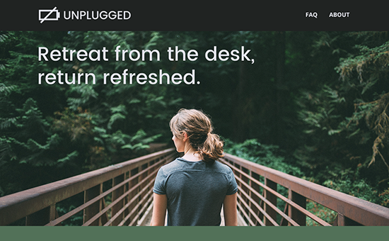 Unplugged homepage thumbnail